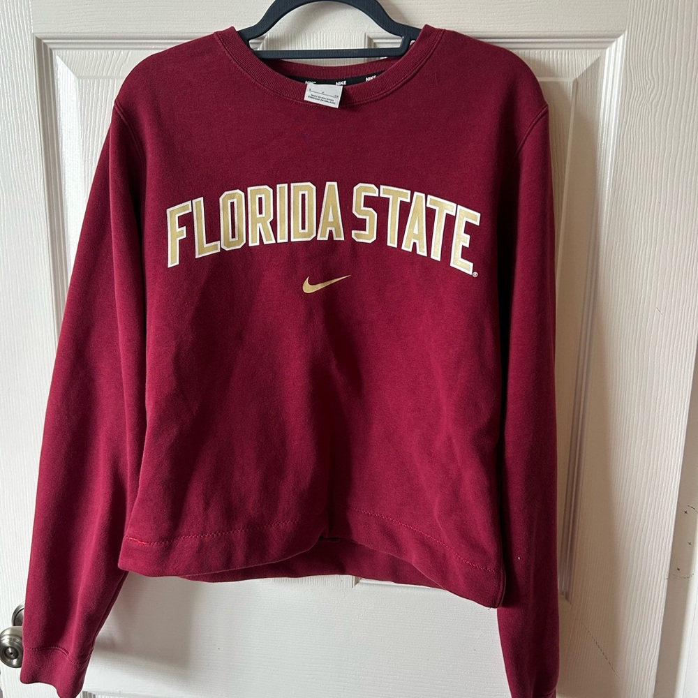 Nike FSU Small Cropped Sweatshirt
